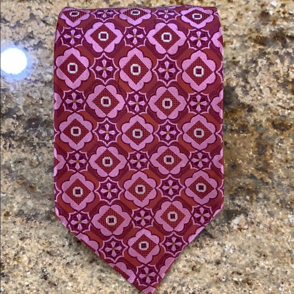 XMI PLATINUM GEOMETRIC NECKTIE
